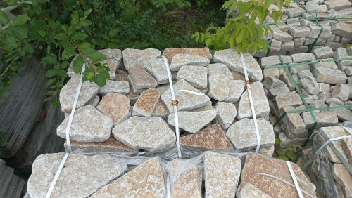 Гранитный плитняк галтованный для парковки купить в Забайкальском крае