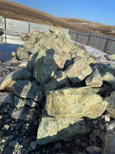Камни для ландшафтного дизайна зелёные 10-60 килограмм купить в Забайкальском крае