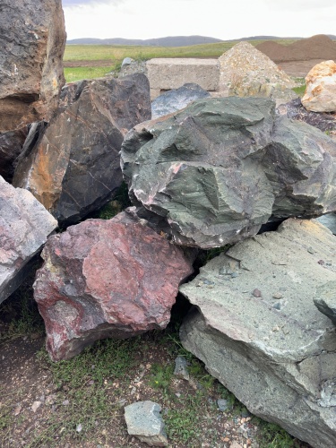 Камни для ландшафтного дизайна зелёные 10-60 килограмм купить в Забайкальском крае