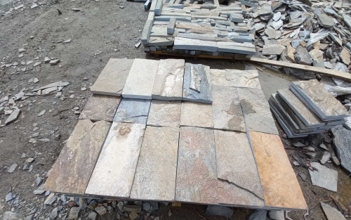 Плитка пилёная златолит Уральский для фасада купить в Забайкальском крае