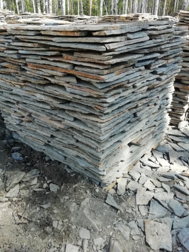 Плитняк златолит Уральский для цоколя, отмостки купить в Забайкальском крае